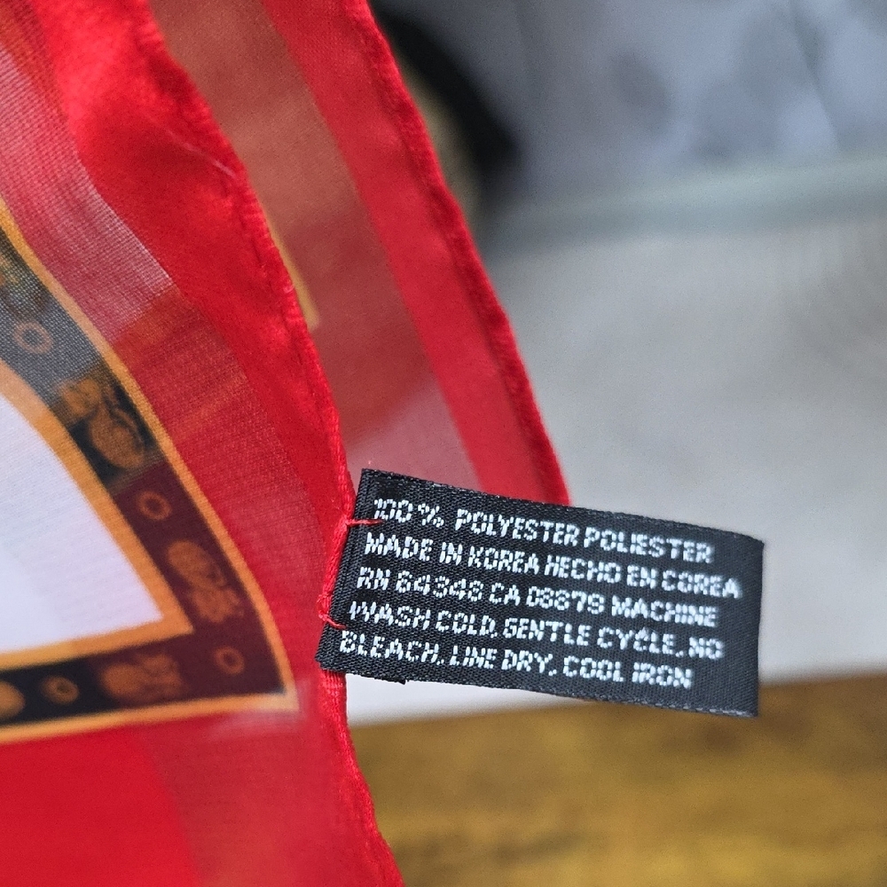 Vintage Multi-Cat Print Rectangular Scarf - image 3